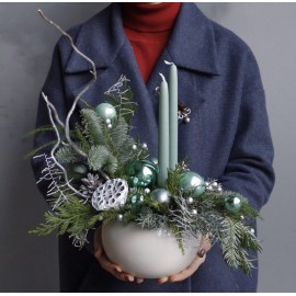 Новогоднее кашпо