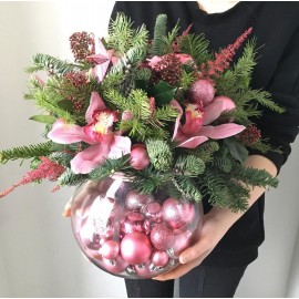 Рождественская ваза