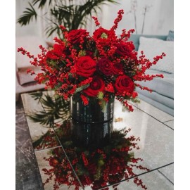 Новогодняя ваза 2026