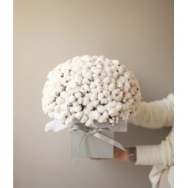 Большая коробка с хлопком