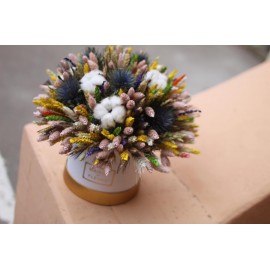 Коробка с сухоцветами 