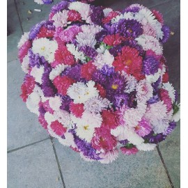 Большой букет из астр