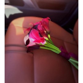 Розово-черный микс