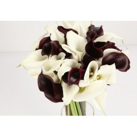 Бело-черные каллы