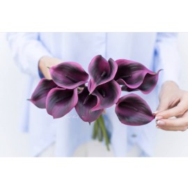 Фиолетовые каллы поштучно 