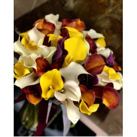 Акция! Каллы микс поштучно от 29 штук 
