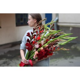 Любимый микс из гладиолусов 