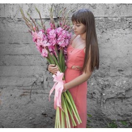 Высокие розовые красавцы 