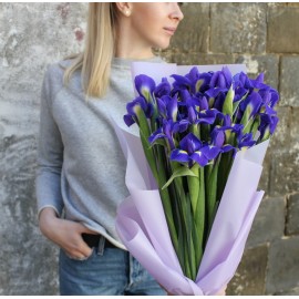 19 ирисов в крафте