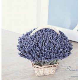 Большая корзина с лавандой 