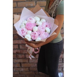 Бело-розовые зефирки