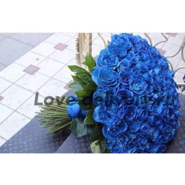75 синих роз