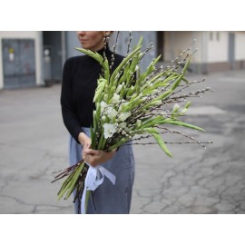 Гладиолусы в вербе 