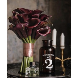 Букет невесты из черных калл